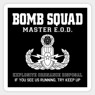 Mod.1 Bomb Squad Master Eod Sticker